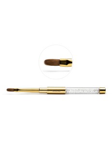 NAILAC Pędzelek #6 Oval Gel Brush