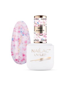 NAILAC Glammy Base Milk&Confetti 7ml