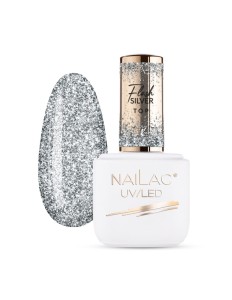 NAILAC Flash Silver Top 7ml