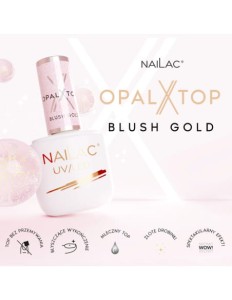 Top hybrydowy OpalX Top Blush Gold 7ml