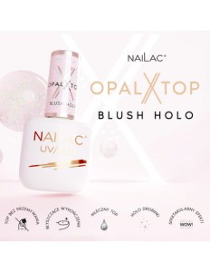 Top hybrydowy OpalX Top Blush Holo 7ml