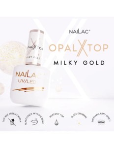 Top hybrydowy OpalX Top Milky Gold 7ml