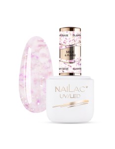 Baza kauczukowa Glammy Base Milk&Purple NaiLac 7ml