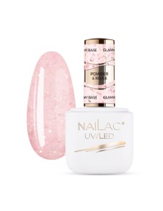 Baza kauczukowa Glammy Base Powder&Rouge NaiLac 7ml