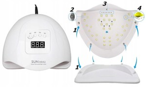 Lampa do paznokci Sun X5 Plus 120W