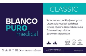 BLANCO PURO Podkład medyczny 70cm x 50m włóknina