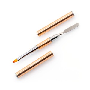 EXCELLENT PRO PĘDZELEK DO POLYGELU 2IN1 ROSE GOLD
