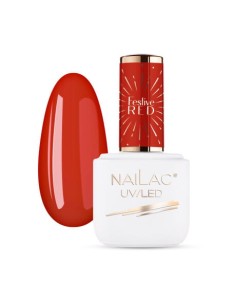 NAILAC lakier hybrydowy Festive Red 7ml
