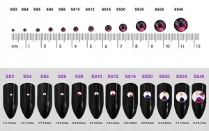 CYRKONIE SWAROVSKI SS8 CRYTSAL AB
