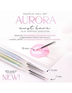 SPN Pędzelek Nail Art Aurora 10mm