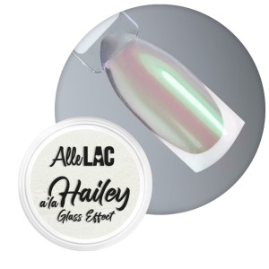 Pyłek do paznokci AlaHailey glass effect AlleLac 2