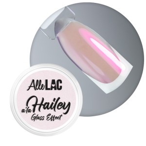 Pyłek do paznokci AlaHailey glass effect AlleLac 3