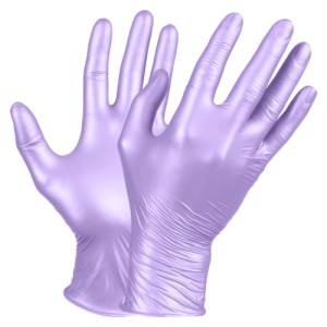 Rękawice nitrylowe BEAUTY LUXE Violet S  50szt