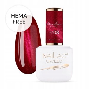 Nailac Porcelain Effect Red Edition #08 7ml